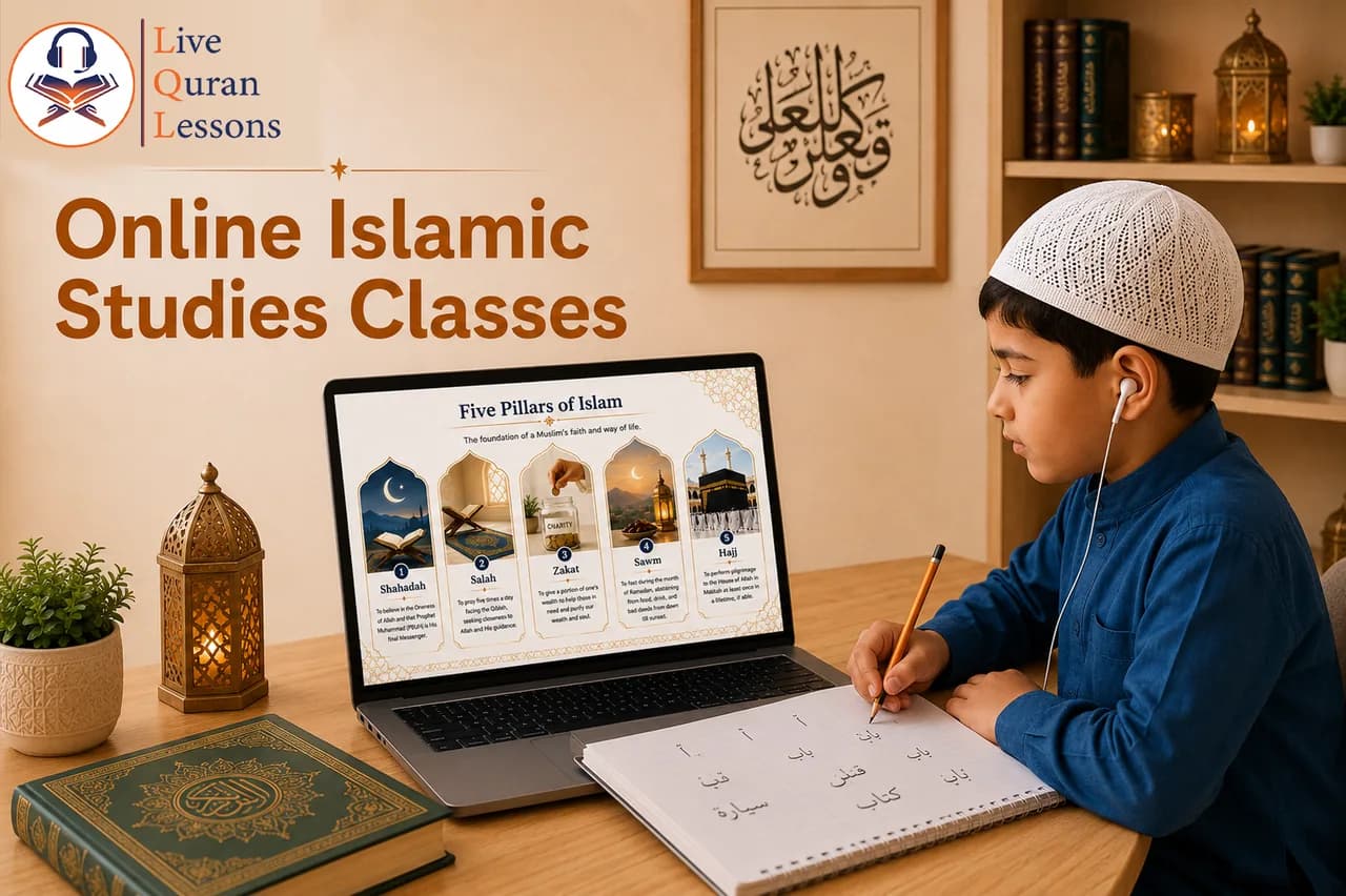 Online Islamic Studies classes for kids covering faith, worship and manners