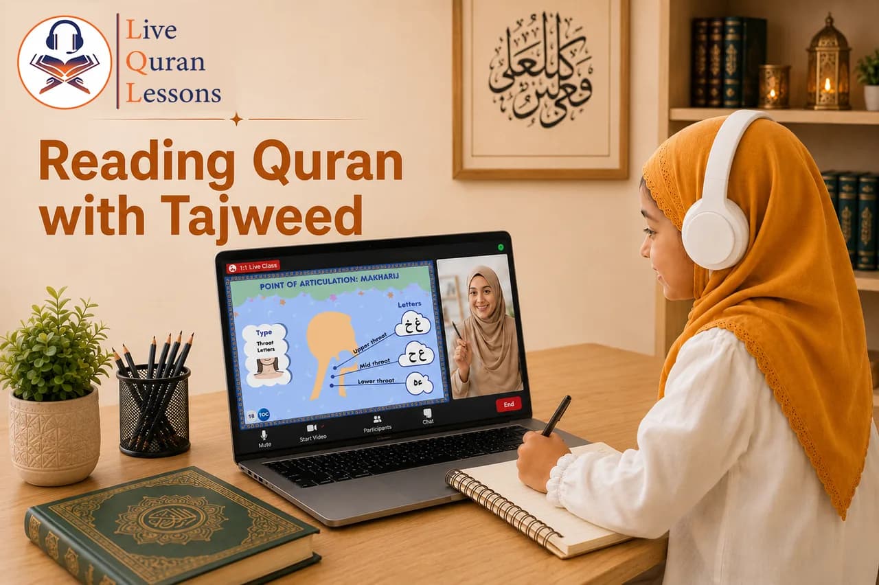 Online Quran classes with Tajweed for kids